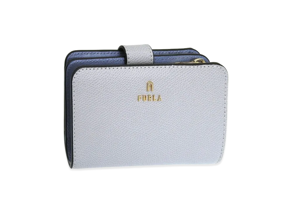 FURLA Camelia M Compact Wallet "Gray"