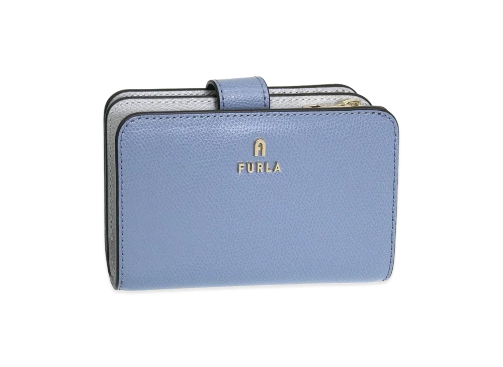 FURLA Camelia M Compact Wallet "Blue"