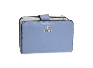 FURLA Camelia M Compact Wallet "Blue"