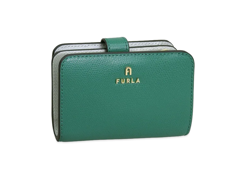 FURLA Camelia S Compact Wallet "Green"