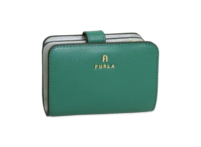FURLA Camelia S Compact Wallet "Green"