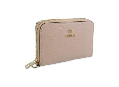 FURLA Camelia S Zip Around Wallet "White"