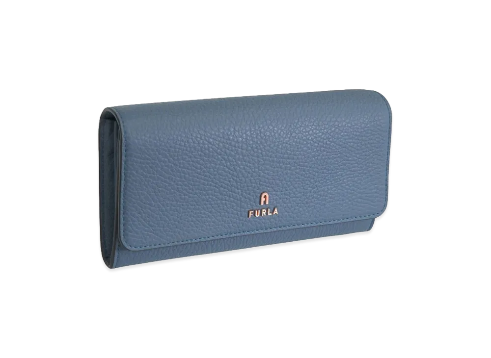 FURLA Camelia Continental Wallet "Blue"