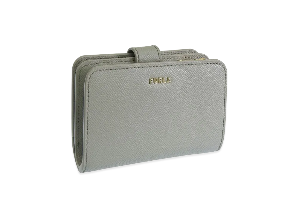 FURLA Classic Bifold M Compact W/Z Wallet "Green"
