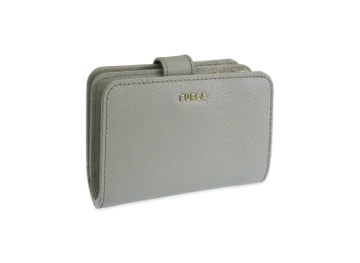 FURLA Classic Bifold M Compact W/Z Wallet "Green"