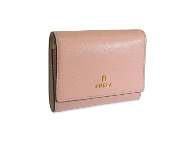 FURLA Camelia S Compact Wallet Trofold "Pink"