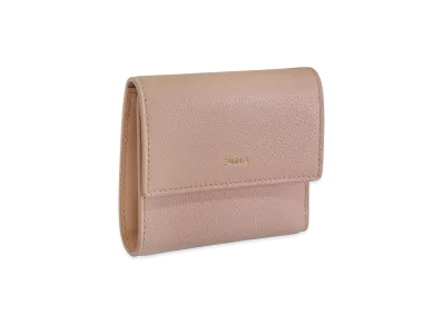 FURLA Goccia M Compact Wallet Trifold "Pink"
