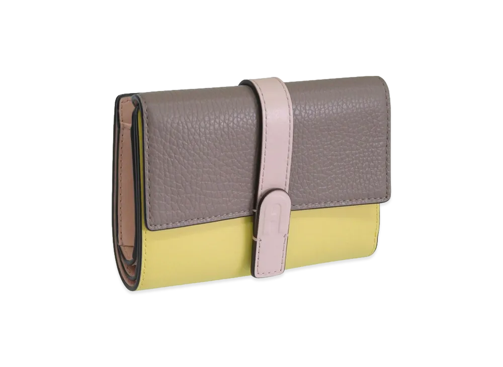 FURLA Grazia M Compact Wallet W Zip "Multicolor"