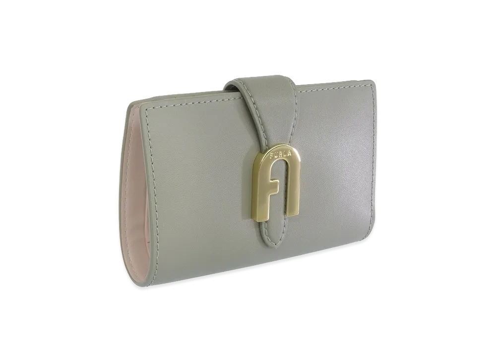 FURLA Miasofia M Compact Wallet "Khaki"
