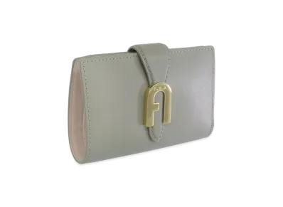 FURLA Miasofia M Compact Wallet "Khaki"
