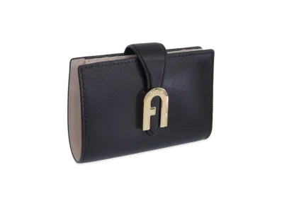 FURLA Miasofia M Compact Wallet "Black"