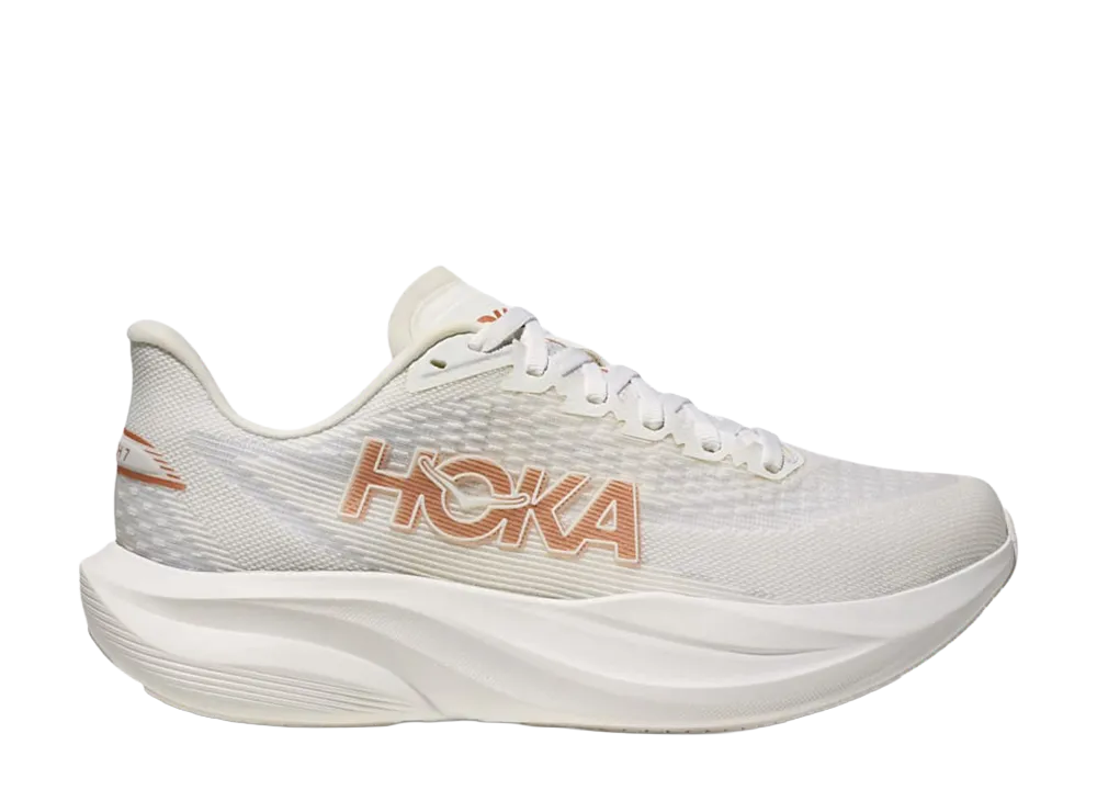 Hoka Women's Mach 7 "Frost/Rose Gold"