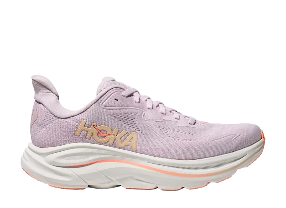 Hoka Women's Clifton 10 "Lilac Cream/Tangerine Glow"