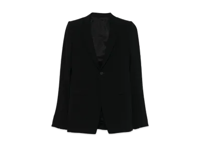Rick Owens Women's Extreme Soft Blazer Jacket "Black"
