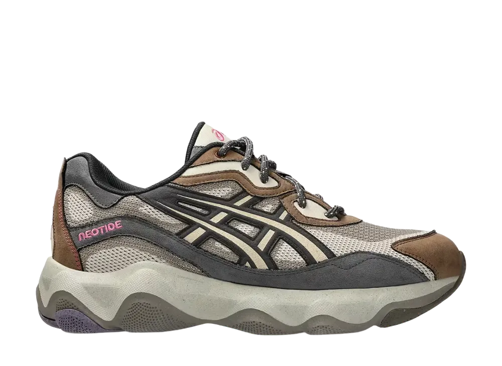 Studio Hagel × Asics Neotide "Brown Storm/Feather Grey"