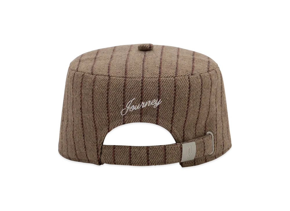 POINTLESS JOURNEY Stripe Pillbox Cap 