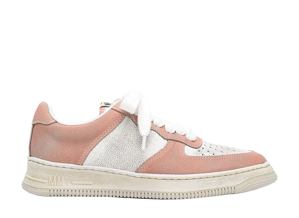 メゾンミハラヤスヒロ ウィメンズ ロージー オリジナルソール シュリンクレザー ローカット スニーカー "ピンク"