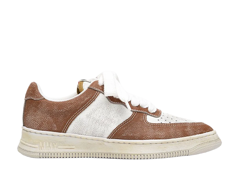 メゾンミハラヤスヒロ ウィメンズ ロージー オリジナルソール シュリンクレザー ローカット スニーカー "ブラウン"