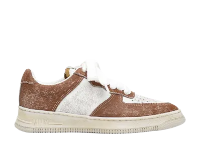 Maison MIHARA YASUHIRO Women's ROSY OG Sole Shrink Leather Low-top Sneaker "Brown"