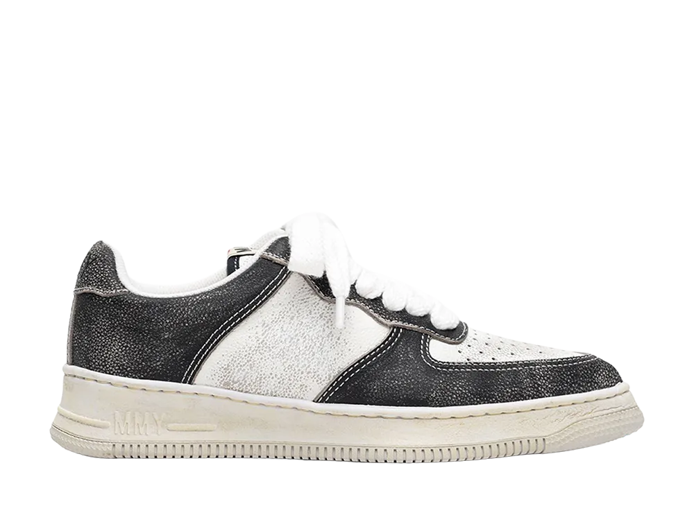 メゾンミハラヤスヒロ ウィメンズ ロージー オリジナルソール シュリンクレザー ローカット スニーカー "ブラック"