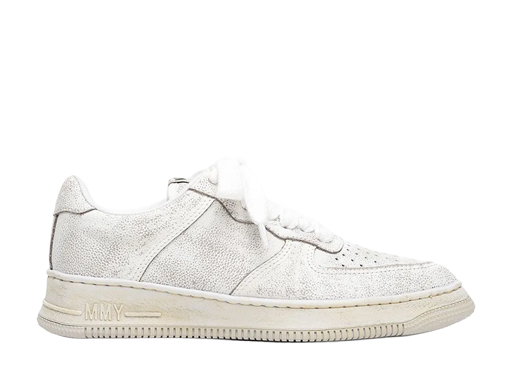 メゾンミハラヤスヒロ ウィメンズ ロージー オリジナルソール シュリンクレザー ローカット スニーカー "ホワイト"