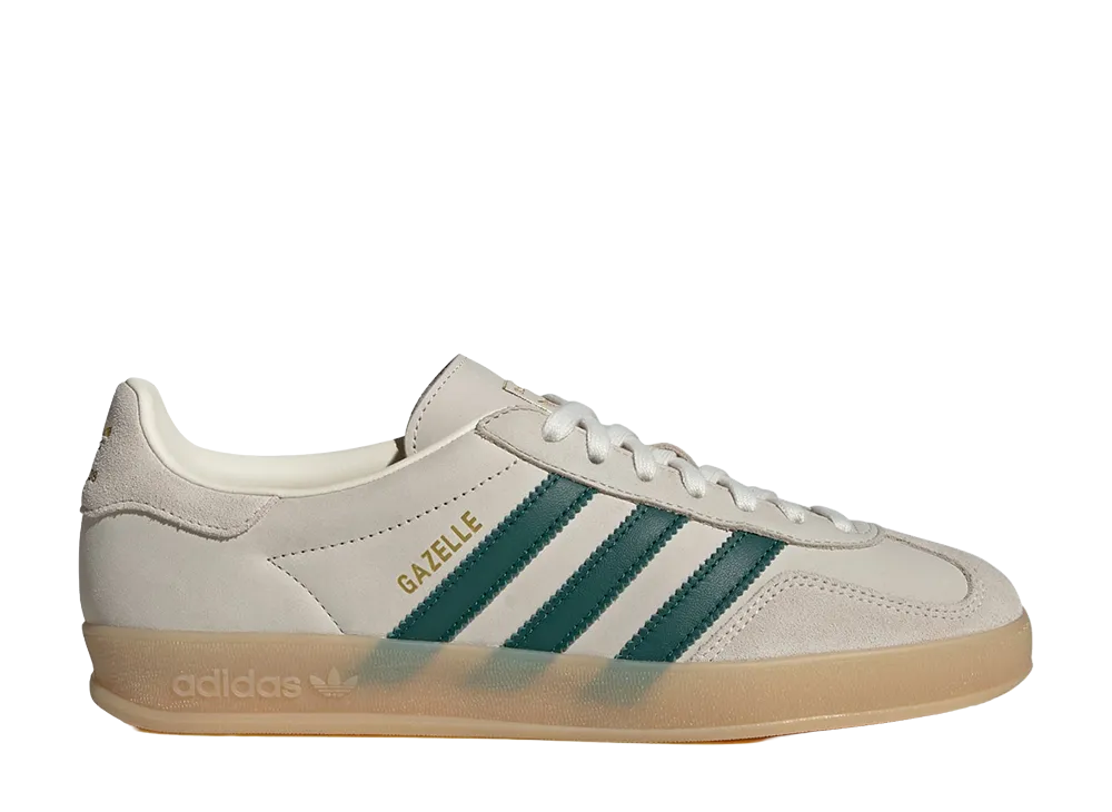 アディダス ガゼル インドア "クリームホワイト/カレッジグリーン"