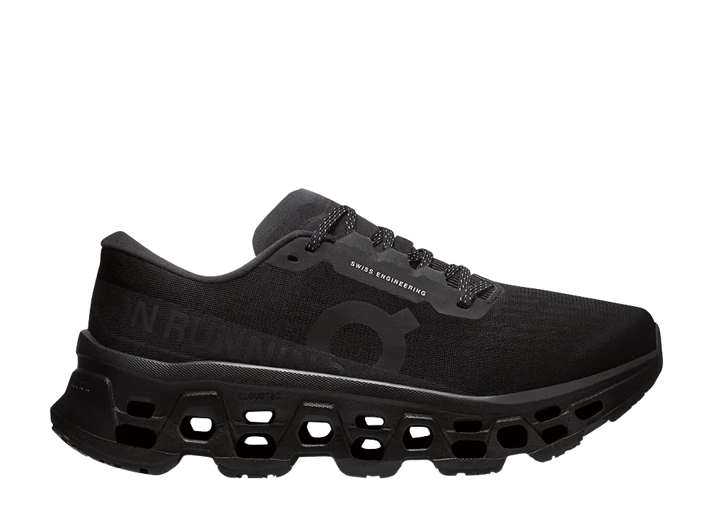 On Women's Cloudmonster 3 Wide "Black"