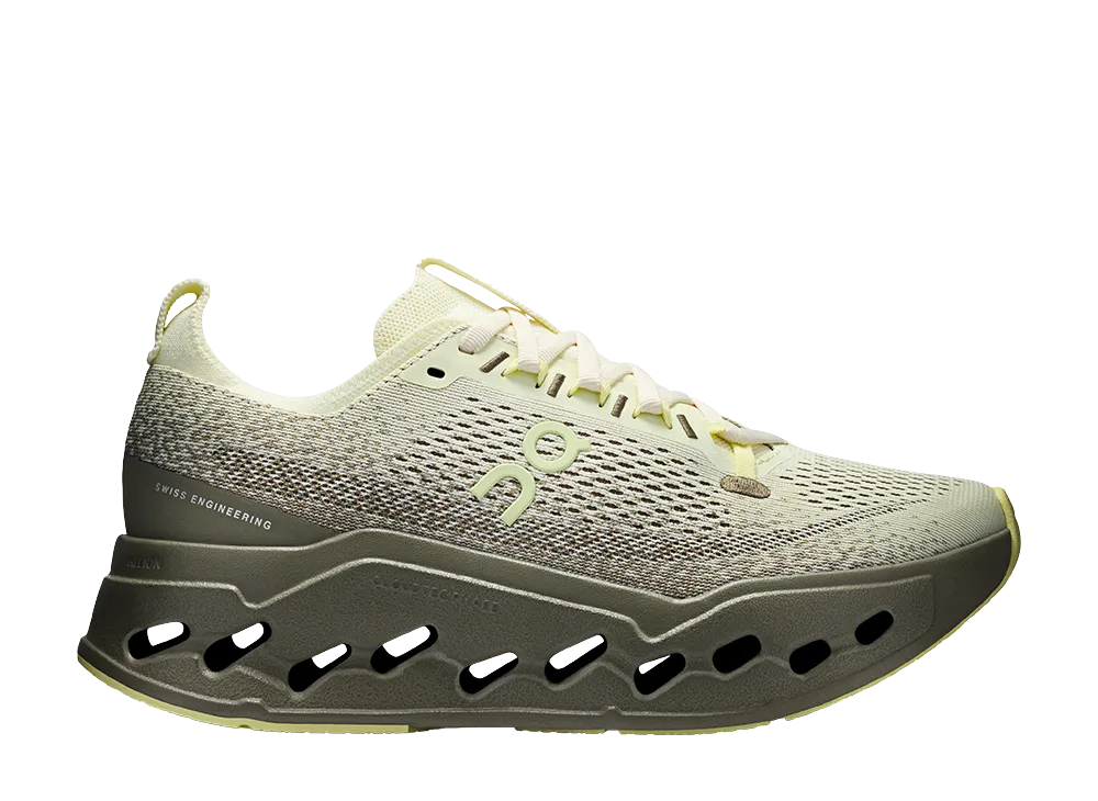 On Women's Cloudsurfer Max "Seedling/Olive"