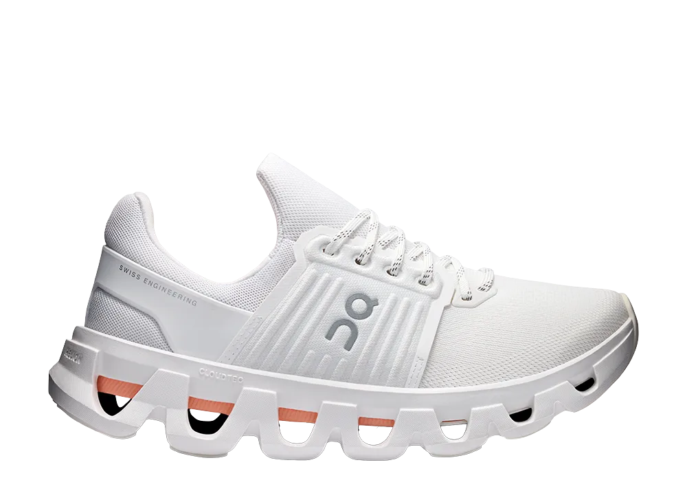 On Women's Cloudswift 4 AD "White/Sunstone"