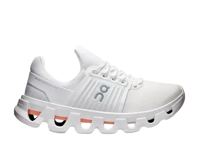 On Women's Cloudswift 4 AD "White/Sunstone"