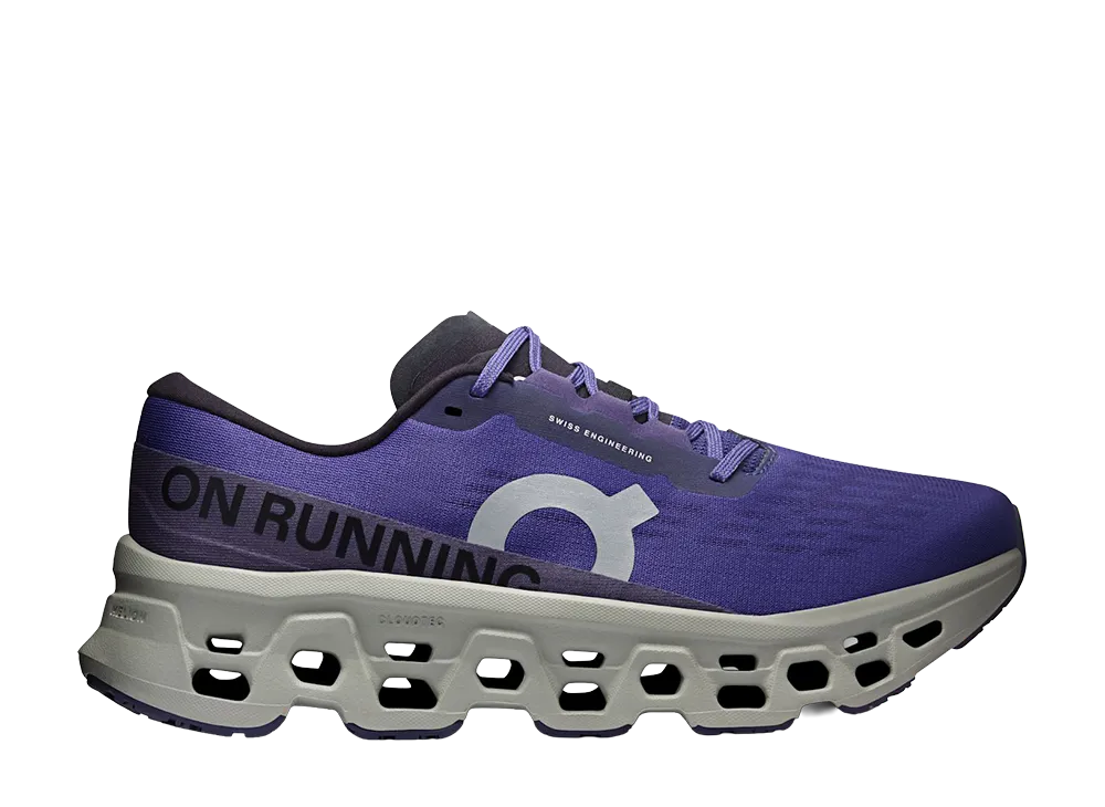 On Cloudmonster 3 "Twilight/White"