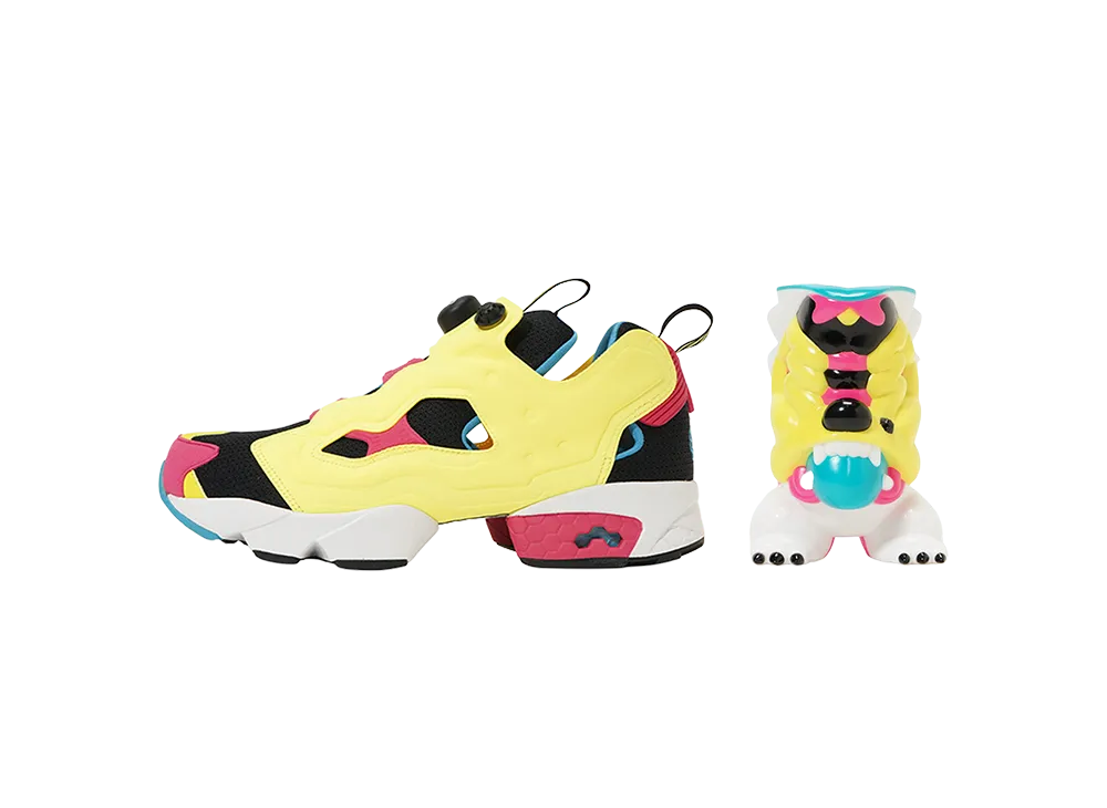 Reebok x GRAPE BRAIN x SNKRDUNK \ INSTAPUMP FURY 94 GRAPE BRAIN "KAIJU PUMP" "YELLOW x BLUE x PINK"