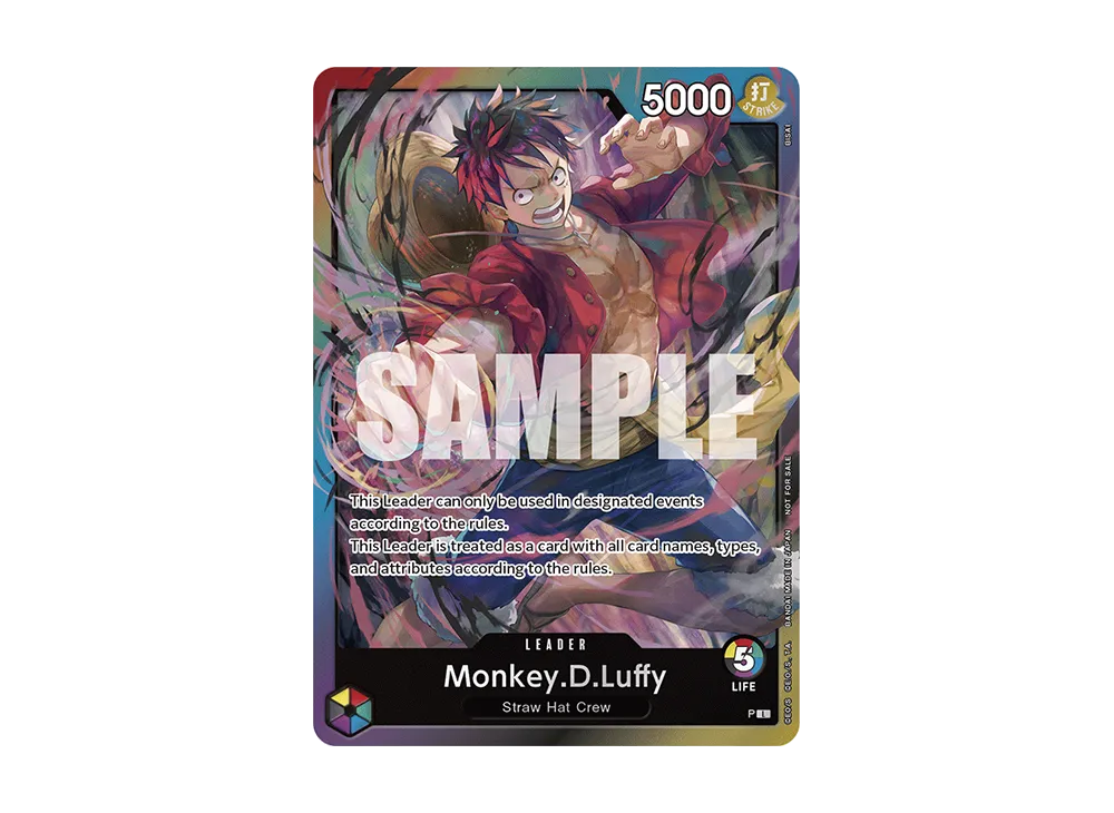 モンキー・D・ルフィ　8パックバトル　参加記念品　プロモ　新規Ver. モンキー・D・ルフィ L :参加記念品 [P](プロモーションカード「8