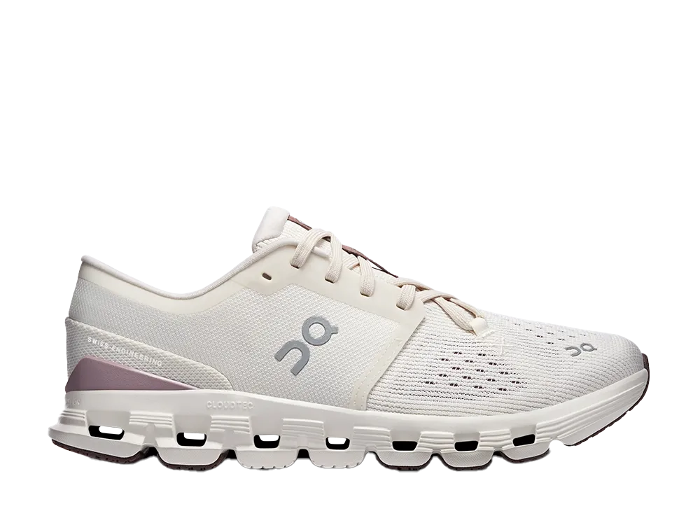 On Women's Cloud X 4 "Ivory/Heron"