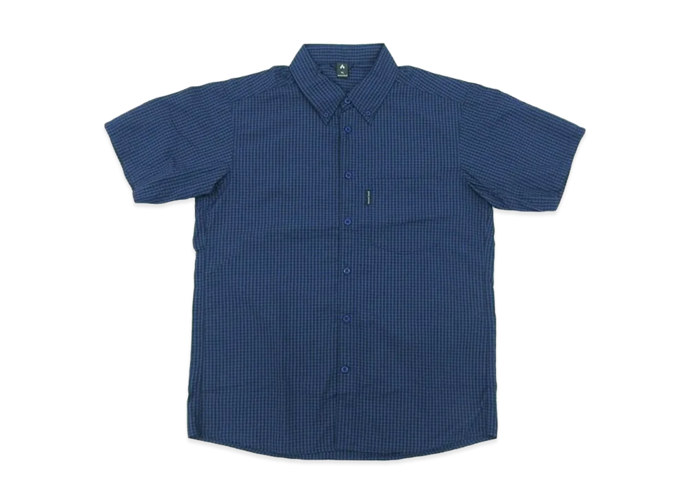 mont-bell WIC. Dry-Touch Short Sleeve Shirt "Navy/Black"
