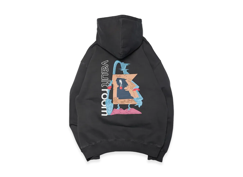 VAULTROOM Ascii Art Hoodie "Charcoal"
