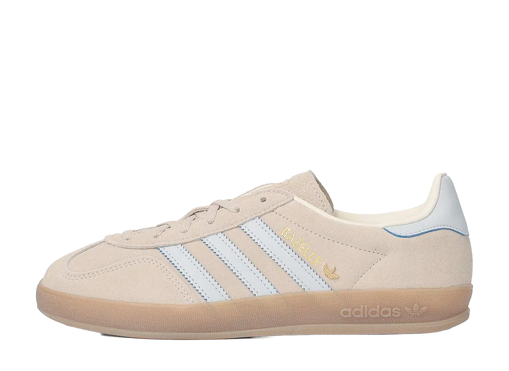 アディダス ウィメンズ ガゼル インドア "ワンダーベージュ/ハローブルー"