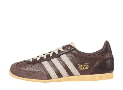 adidas Women's Japan "Brown/Wonder White/Gold Metallic"