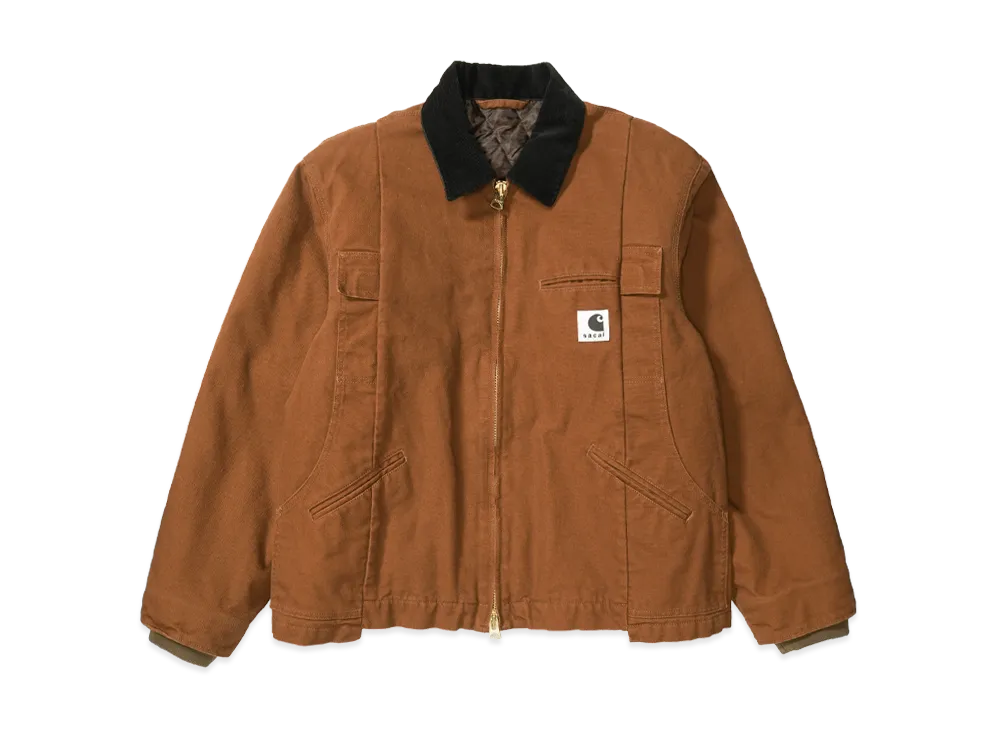 サカイ x カーハートWIP ダック ジャケット "ダークベージュ"