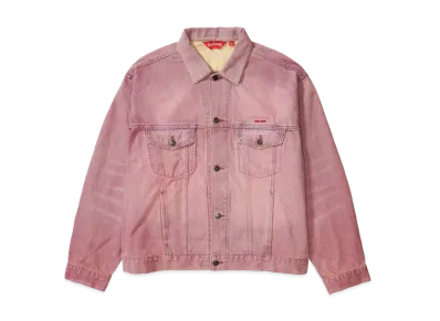 Supreme Denim Trucker Jacket "Overdyed Purple" (26SS)