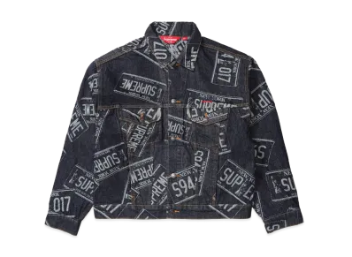 Supreme Denim Trucker Jacket "License Plate" (26SS)