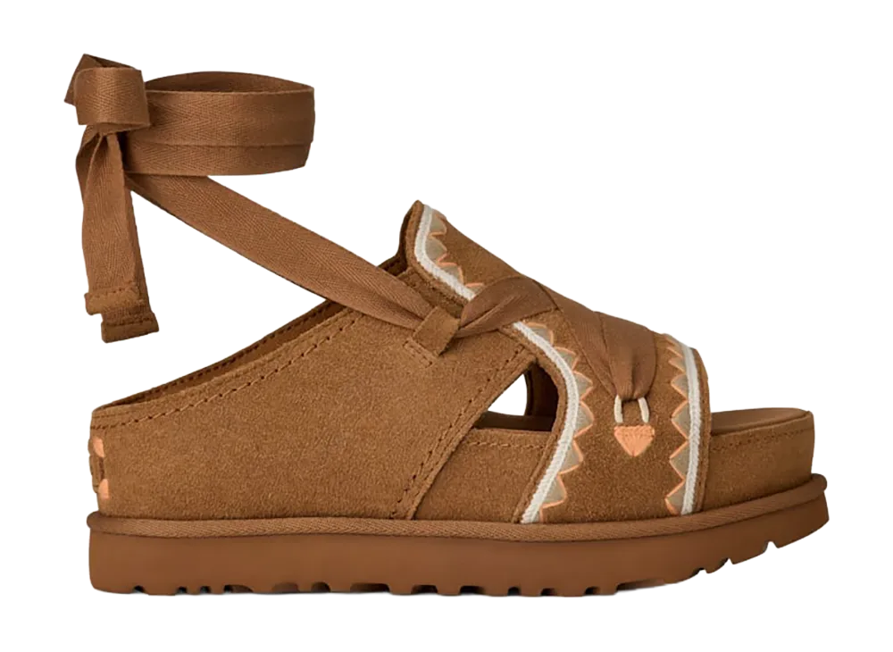 UGG Women's Goldenstar Hi Artistitch "Chestnut Multi"