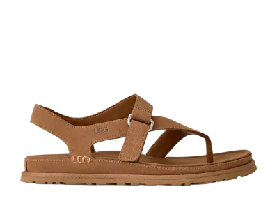 UGG Women's GoldenGaze Toe Post "Chestnut"