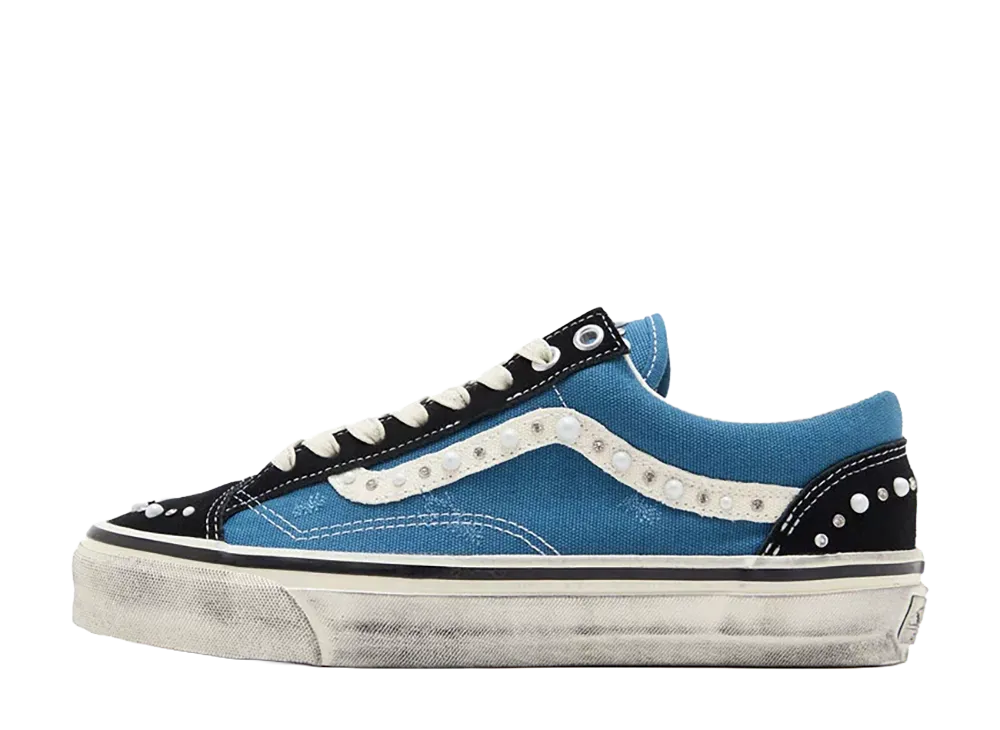 バンズ プレミアム オールドスクール36 "ブラック/ネイビーブルー"