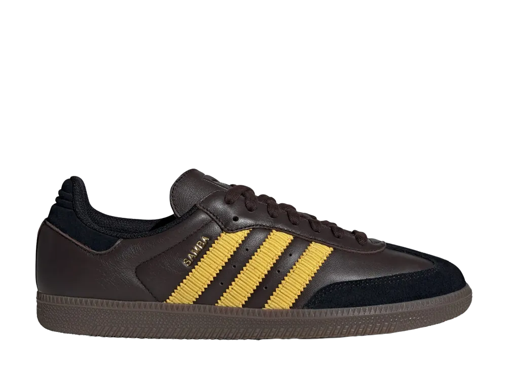 adidas Samba OG "Aurora Coffee/Equipment Yellow" (UNITED ARROWS Japan Exclusive Release)