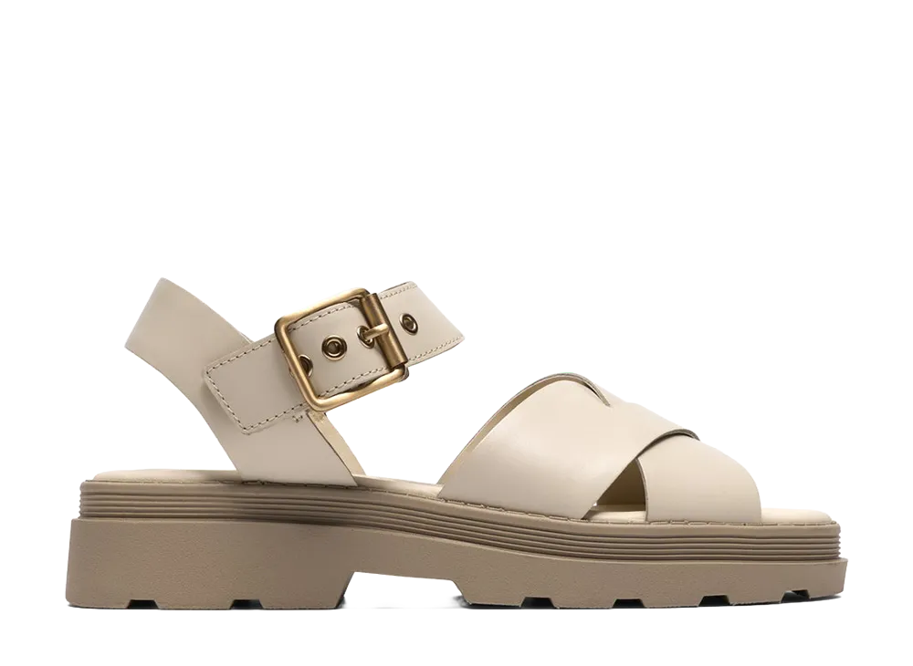 Clarks Women's Orinoco3 Cross "Cream Leather"