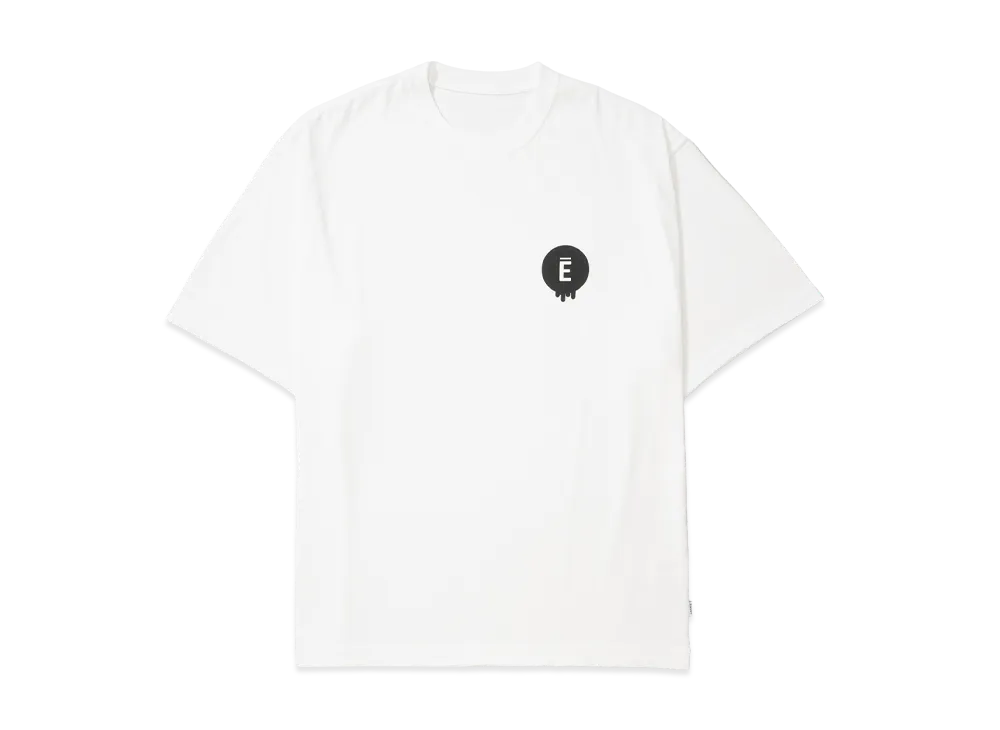 ENNOY Circle Ē Drip T-Shirt "White"