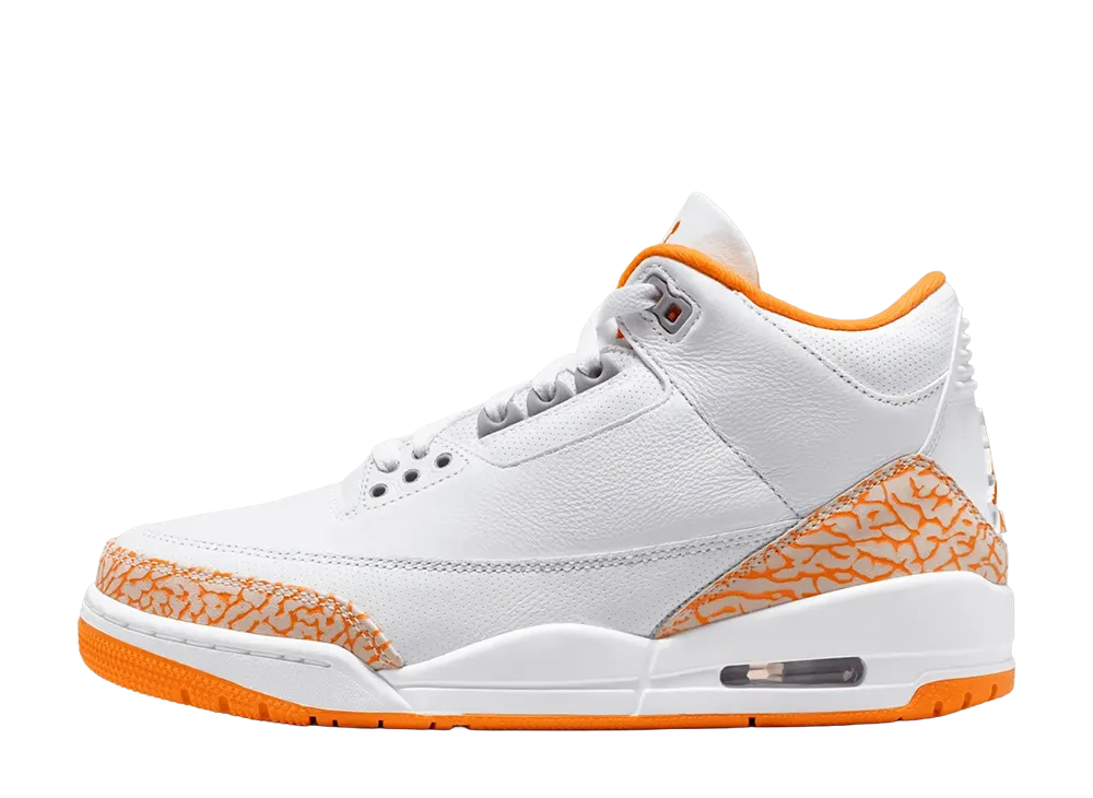 ナイキ ウィメンズ エアジョーダン3 "オレンジシトラス"