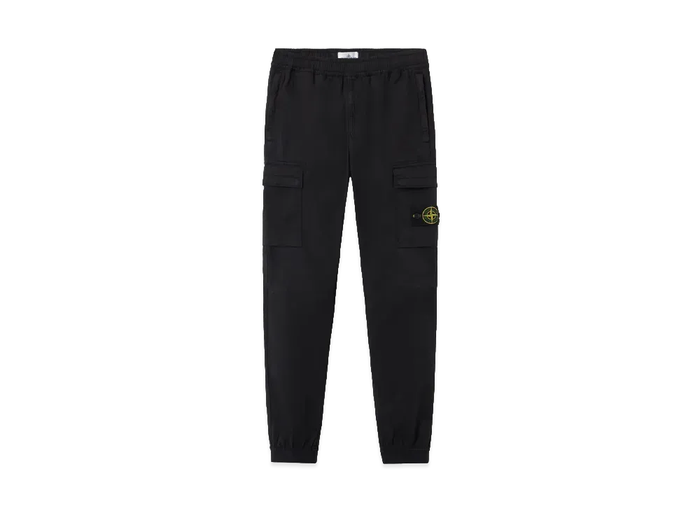 Stone Island 3100031 Stretch Organic Cotton Twill "Black"