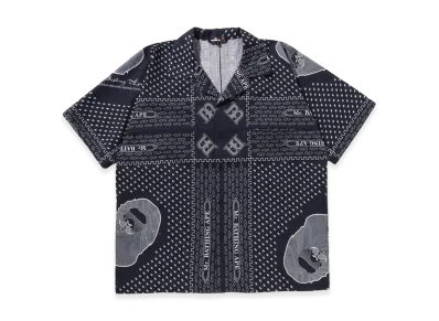 A BATHING APE Hawaii Ss Shirt "Navy"